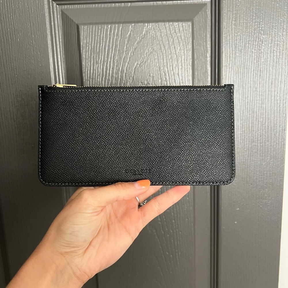 Coach Sleek Black Wallet